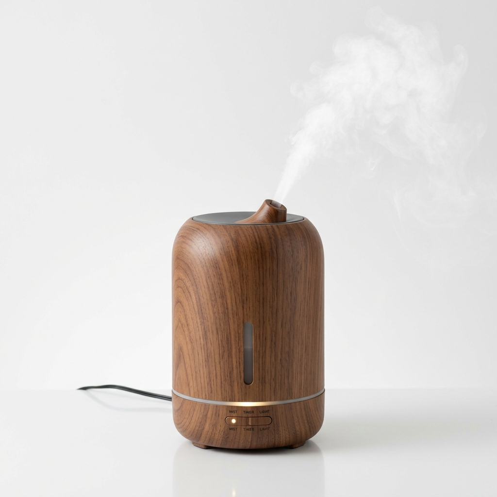 Umidificator & Difuzor Lemn Nuc 300ml